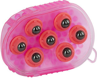 Kerbl Magnet-Massagestriegel aus Kunststoff in Rosa – Bild 1 von 6