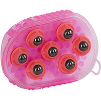 Produktbild von Kerbl Magnet-Massagestriegel aus Kunststoff in Rosa