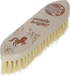 Kerbl Mähnen- und Schweifbürste aus Kunststoff in Lila und Beige – Bild 1 von 2