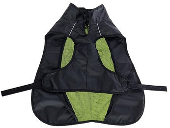 Kerbl Malmö Hundemantel wasserdicht reflektierend Gelb Schwarz XL - 50 cm – Bild 1 von 9