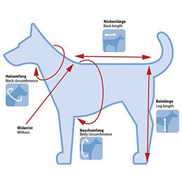 Kerbl Manchester Regenmantel für Hunde Schwarz Größe L aus Polyester waterproof - 1 Stk. – Bild 1 von 3