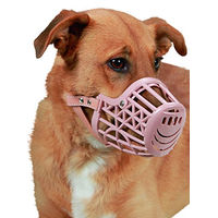 Produktbild von Kerbl Maulkorb für Hunde aus Kunststoff Braun Größe 4 U 27 cm