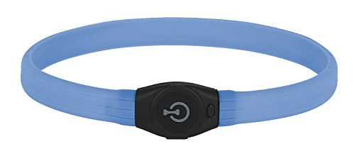 Kerbl Maxi Safe LED-Halsband für Hunde wasserdicht und wiederaufladbar Blau Größe Groß - 1 Stk. – Bild 1 von 5