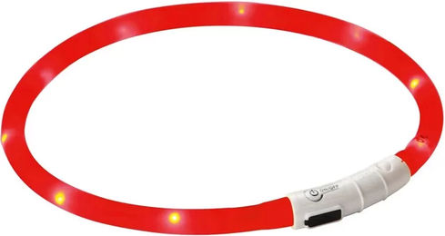 Kerbl Maxi Safe LED Hundehalsband Rot für große Hunde – Bild 1 von 2