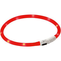 Produktbild von Kerbl Maxi Safe LED Hundehalsband Rot für große Hunde