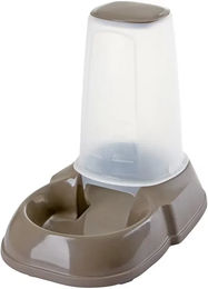 Kerbl Maya Futterautomat aus Kunststoff für erwachsene Tiere in Braun Transparent - 3,5 l – Bild 1 von 5