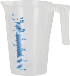 Produktbild von Kerbl Messbecher mit Griff und Ausguss 500 ml