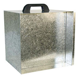 Kerbl Metall-Akkukasten mit Dach für Weidezaungeräte und Batterien in Silber – Bild 1 von 5