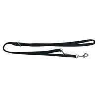 Produktbild von Kerbl Mexica Leder Führleine Schwarz 200 cm genietet - 200 cm
