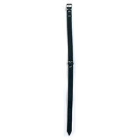 Produktbild von Kerbl Mexica Lederhalsband für Hunde Schwarz 10 mm 20-23 cm - 1 Stk.