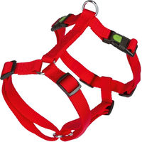 Produktbild von Kerbl Miami Hundegeschirr aus Nylon in Rot wasserabweisend 30/40 cm