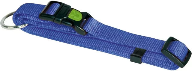 Kerbl Miami Hundehalsband aus Nylon in Blau mit wasserabweisender Eigenschaft Breite 10 mm Halsumfang 20-35 cm – Bild 1 von 2