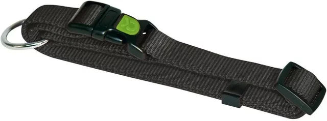 Kerbl Miami Hundehalsband aus Nylon Schwarz Wasserabweisend 25mm 45-65cm – Bild 1 von 2