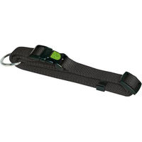 Produktbild von Kerbl Miami Hundehalsband aus Nylon Schwarz Wasserabweisend 25mm 45-65cm