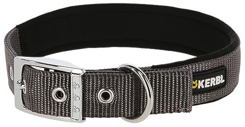 Kerbl Miami Plus Hundehalsband aus Nylon grau wasserabweisend 38-46 cm – Bild 1 von 3