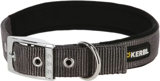 Kerbl Miami Plus Hundehalsband aus Nylon grau wasserabweisend 45-53cm - 1 Stk. – Bild 1 von 3