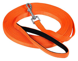 Kerbl Miami Schleppleine für Hunde aus Nylon in Orange 10m - 10 m – Bild 1 von 7