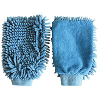 Produktbild von Kerbl Mikrofaser Reinigungshandschuhe Blau