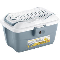 Produktbild von Kerbl Mini Gulliver Transportbox für Kleintiere aus Kunststoff Blau 40x30x24cm