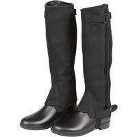 Produktbild von Kerbl Minichaps ClassicStretch Schwarz Größe XXL mit Stretcheinsatz und Reißverschluss