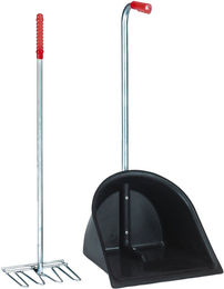 Kerbl Mistboy Bollensammler Mistkratzer Schwarz 75 cm aus Kunststoff – Bild 1 von 5