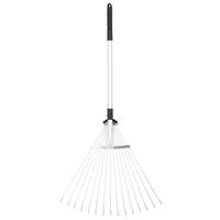 Produktbild von Kerbl Mistkratzer mit Teleskopstiel in Schwarz und Silber