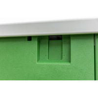 Produktbild von Kerbl Mobile Coop Mobiler Hühnerstall aus Kunststoff für Hühner 119x96x162cm