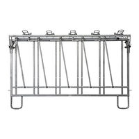 Produktbild von Kerbl Modulare Zaunaufstallung Fanggitter aus Metall 285cm x 52cm x 120cm