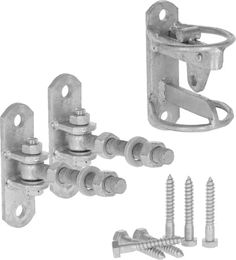 Kerbl Montagesatz für Weidetore aus Metall in Silber – Bild 1 von 6