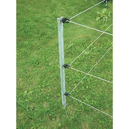 Kerbl Multipfahl aus Metall in Silber für bis zu 4 Aufroller mit 165 cm Länge - 165 cm – Bild 1 von 4