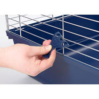 Produktbild von Kerbl Nagerkäfig Maxi Baldo Twin 100 zweistöckig für Meerschweinchen Hamster Mäuse und Ratten 100 x 53 x 86 cm