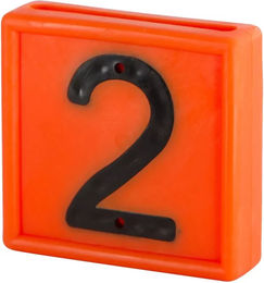 Kerbl Nummeriertes Markierungsband zum Auffädeln auf das Armband N°2 10 Stück – Bild 1 von 1