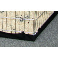 Produktbild von Kerbl Nylonboden Schwarz passend für Freigehege mit 8 Gittern