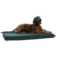 Produktbild von Kerbl Oliver Hundematratze aus Memory Foam in Grün für Senior Hunde