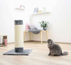 Kerbl Opal Ultra Katzenbaum Kratzbaum mit Sisal in Grau 80 cm – Bild 1 von 1