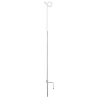 Produktbild von Kerbl Ösen-Federstahlpfosten 109 cm verzinkt mit Lockenisolator 10 Stück