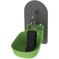 Produktbild von Kerbl Paletten-Tränke KN50 aus Kunststoff in Grün mit 1/2" und 3/4" Anschluss