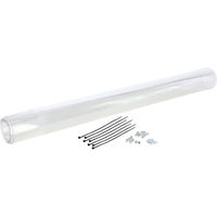 Produktbild von Kerbl Panelabdeckung PVC Durchtrittschutz aus Kunststoff Transparent oder Weiß 1m x 1,5m x 2,5mm