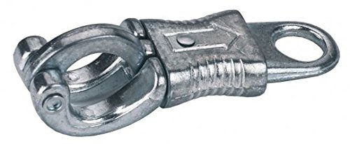 Kerbl Panikhaken für Pferde aus Metall mit 14mm Auge in Silber – Bild 1 von 2