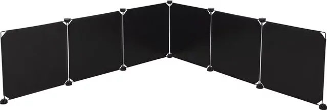 Kerbl Pet 6 Kunststoffwand-Elemente für Nager, schwarz, 35x35cm – Bild 1 von 10