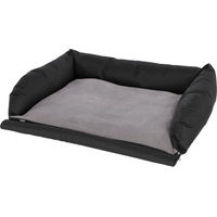 Produktbild von Kerbl Pet Autoschondecke Kofferraumkissen aus Oxford-Gewebe für Hunde Schwarz Grau 80 x 60 cm