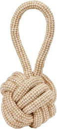 Kerbl Pet Ball am Seil XL aus Jute und Baumwolle Beige Ø 12 x 31 cm - 1 Stk. – Bild 1 von 2