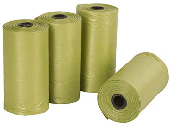 Kerbl Pet Biologisch abbaubare Hundekotbeutel Grün 80 Stück - 4 x 20 Stk. – Bild 1 von 3