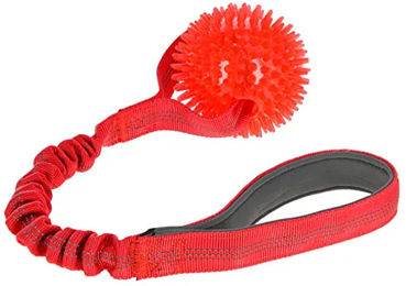 Kerbl Pet BungeeToy Spike Wurfspielzeug für Hunde aus TPR in Rot 50cm - 50 cm – Bild 1 von 1
