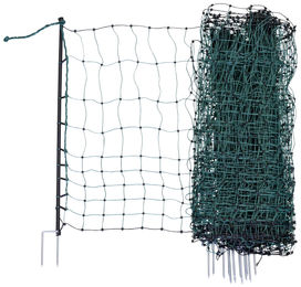 Kerbl Pet Camping-Netz Hundezaun aus Kunststoff mit Doppelspitze Grün 20 m x 80 cm – Bild 1 von 12