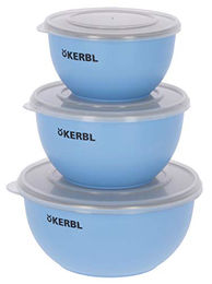 Kerbl Pet Edelstahlnapf Set mit Deckel Blau für Heimtiere 550ml 900ml 1200ml – Bild 1 von 1