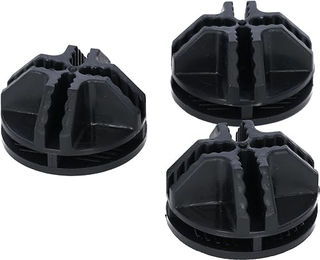 Kerbl Pet Erweiterung für Freigehege 6 Zusatz-Gitterelemente aus Kunststoff 35x35 cm Schwarz – Bild 1 von 6