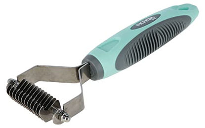 Kerbl Pet Fell-Entfilzungsstriegel Bürste aus Edelstahl für Langhaarige Tiere 18 cm – Bild 1 von 1