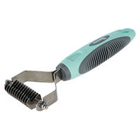 Produktbild von Kerbl Pet Fell-Entfilzungsstriegel Bürste aus Edelstahl für Langhaarige Tiere 18 cm