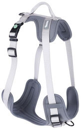 Kerbl Pet Fitty Hundegeschirr Y-Geschirr aus Nylon Grau Beige 15mm 30-50cm – Bild 1 von 7